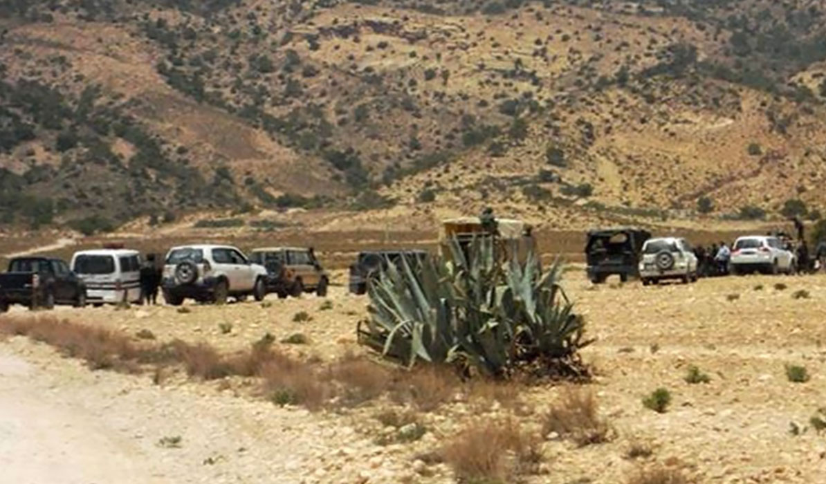 الكشف عن مخيم لعناصر إرهابية بجبل سمامة