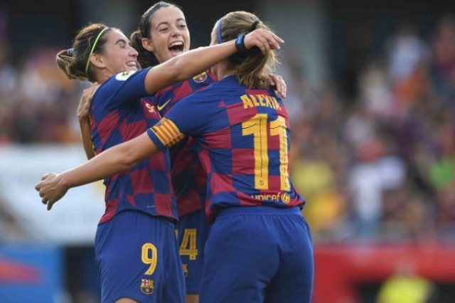 سيدات برشلونة يتصدرن ترتيب بطولة كرة القدم النسائية