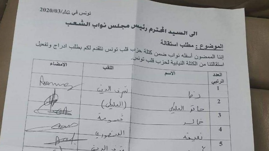 استقالة 11 نائبا من قلب تونس وكتلته.. الأسباب والدوافع