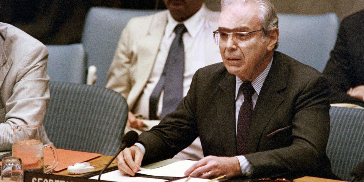وفاة الأمين العام الأسبق للأمم المتحدة دي كوييار