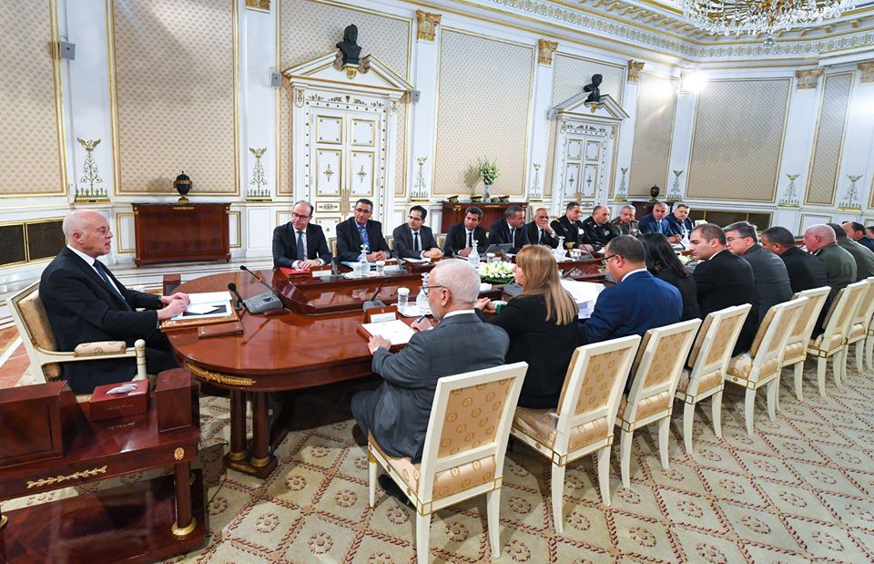اجتماع مجلس الأمن القومي: فيروس كورونا والتفجير الإرهابي