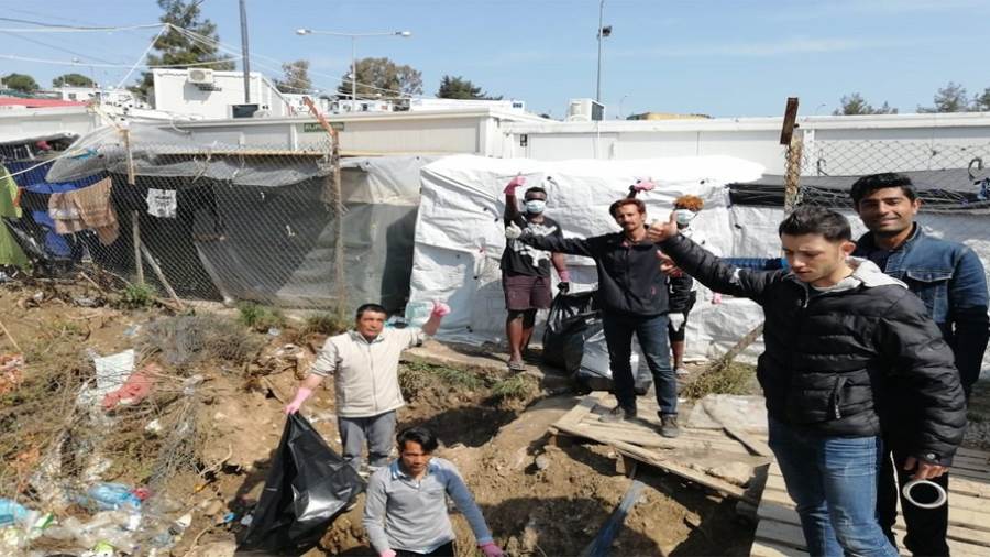 تسجيل اصابات في صفوف المهاجرين باليونان والحجر على كل المخيم