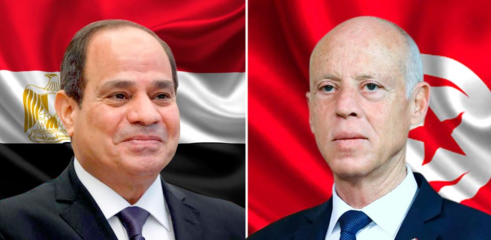 سعيد والسيسي يتبادلان الدعوات لزيارة مصر وتونس