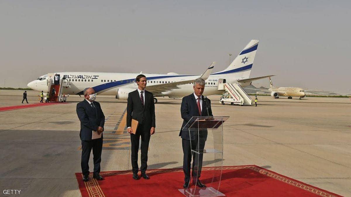 كما كان منتظرا/ الطائرة الإسرائيلية تصل إلى أبو ظبي