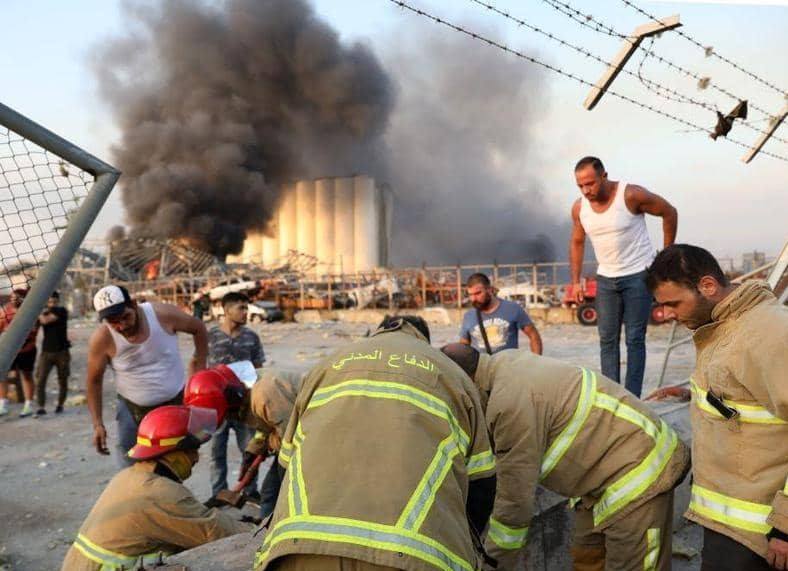 ارتفاع حصيلة ضحايا انفجار ميناء بيروت