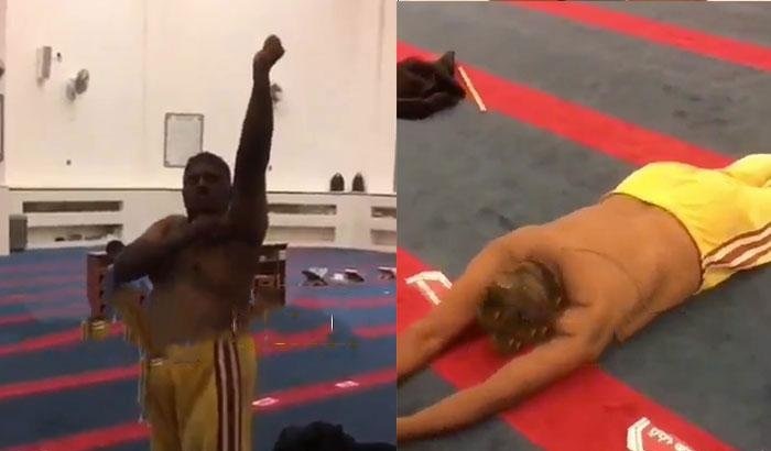 آخر صيحة / يتجرد من جزء من ملابسه ليرقص داخل المسجد (فيديو)