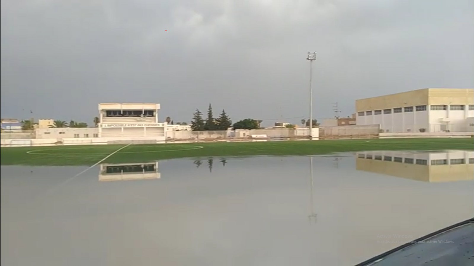 رسمي / تأجيل مباراة هلال الشابة و مستقبل سليمان بسبب الامطار (فيديو )
