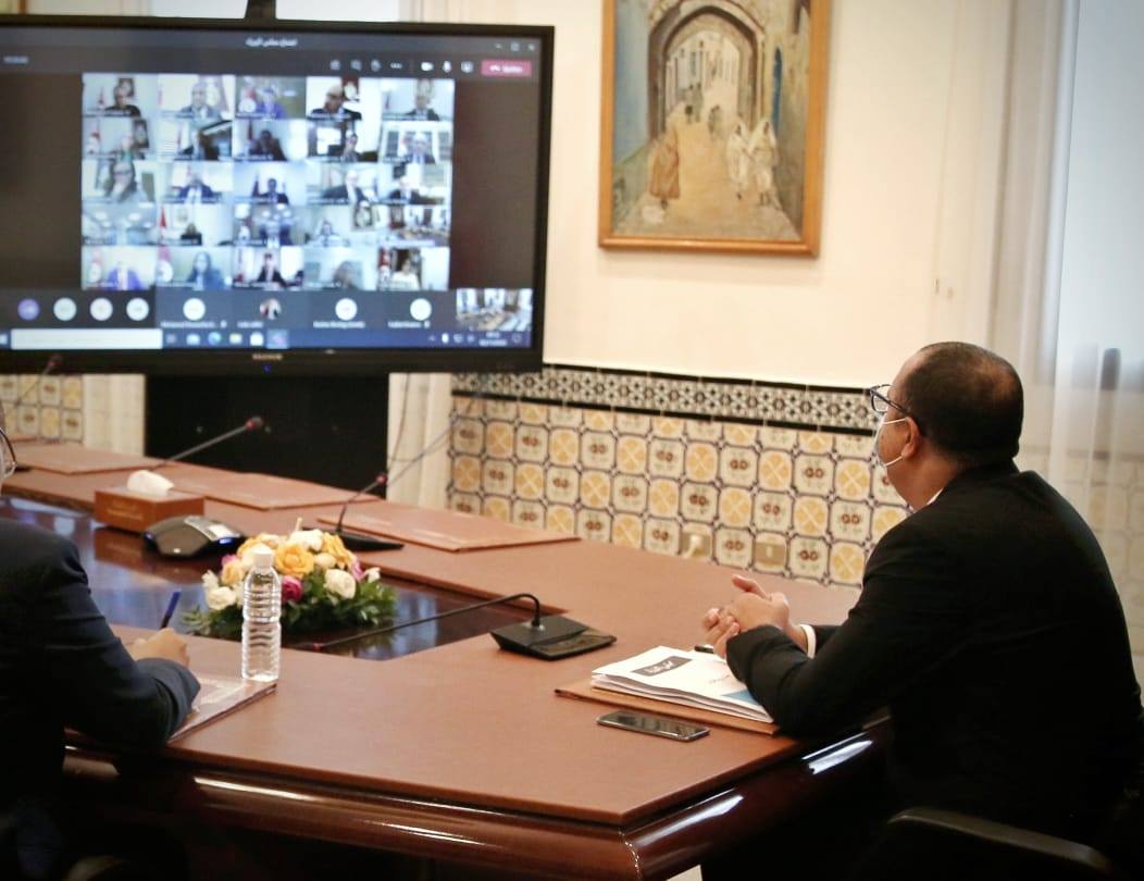 اجتماع مجلس الوزراء بتقنية التواصل عن بعد (فيديو)