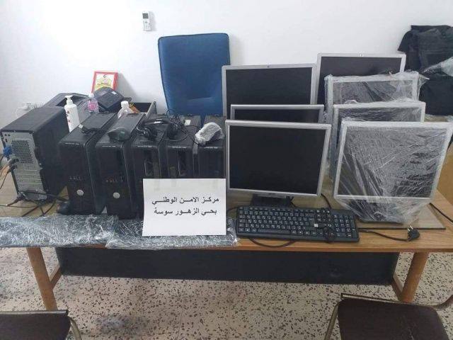 سوسة: القبض على شخصين سرقا أجهزة كمبيوتر من مستودع