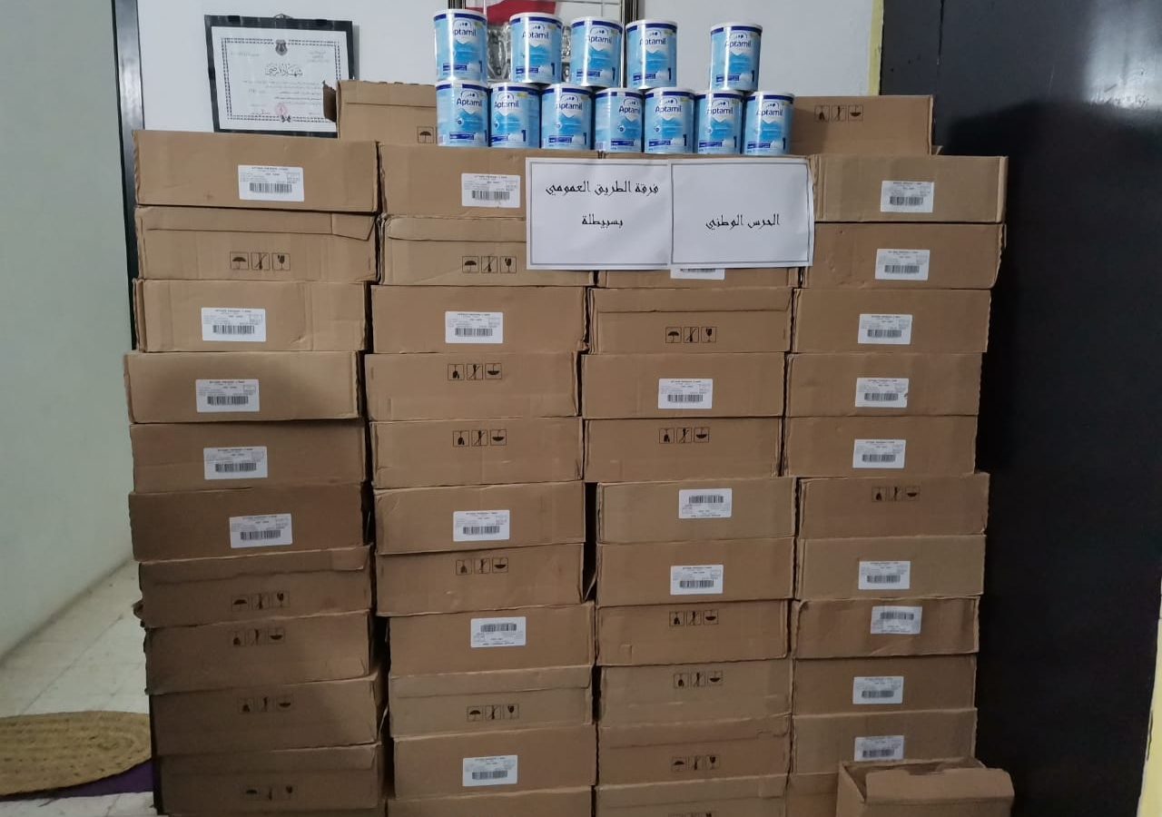 حجز 1200 علبة حليب للرضع مهربة من الجزائر