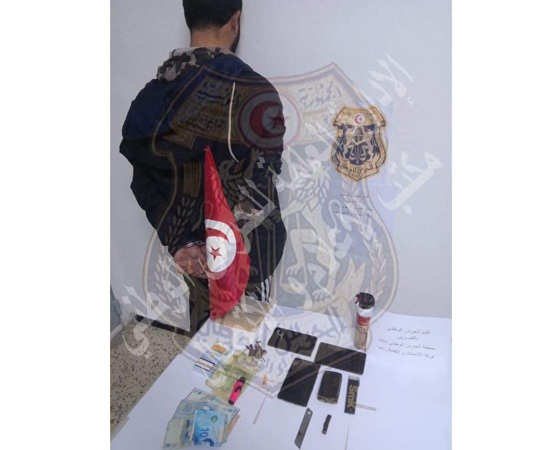 القصرين: القبض على مروّج مخدرات محكوم بـ 7 سنوات سجنا