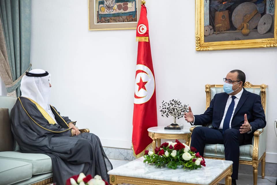 المشيشي يستقبل السفير الجديد للمملكة العربية السعودية بتونس