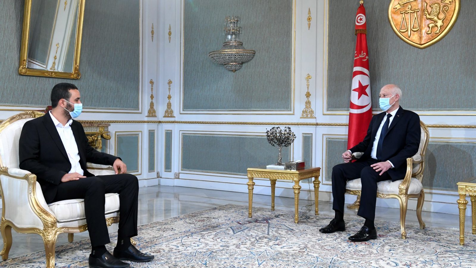 قيس سعيد يستقبل نقيب الصحفيين التونسيين،وهذا ما دار بينهما (فيديو)
