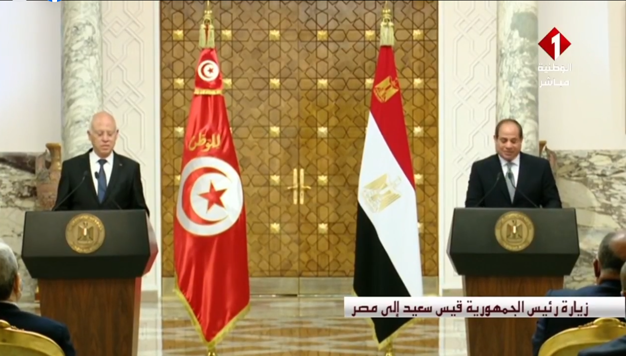 قيس سعيد: الأمن القومي لمصر هو أمن تونس