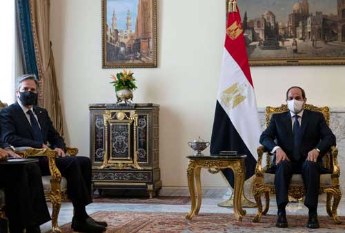 وزير الخارجية الأمريكي في مصر لهذا الشأن