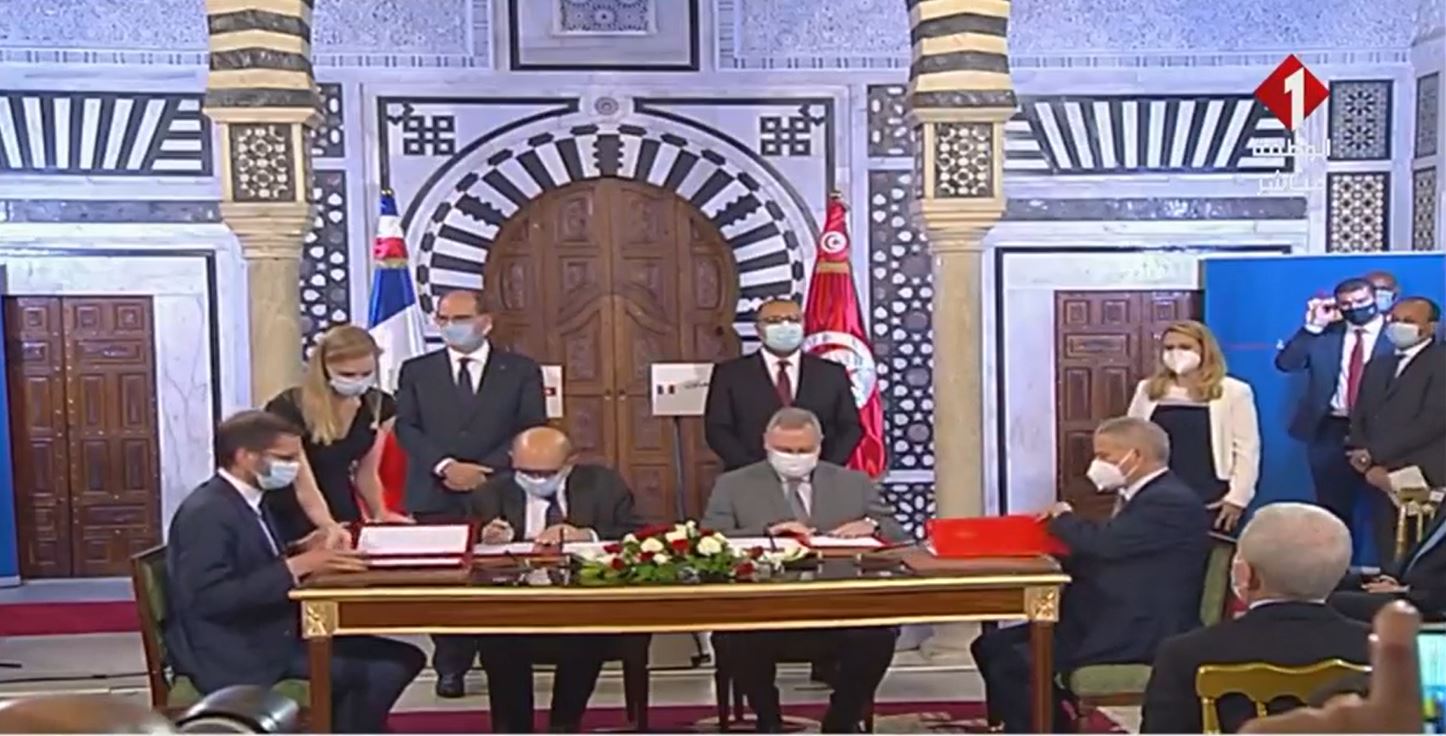 إمضاء عدد من الاتفاقيات بين تونس وفرنسا