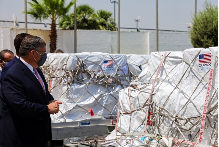 هذا ما قاله السفير الامريكي عند تسليم مليون جرعة لقاح لتونس