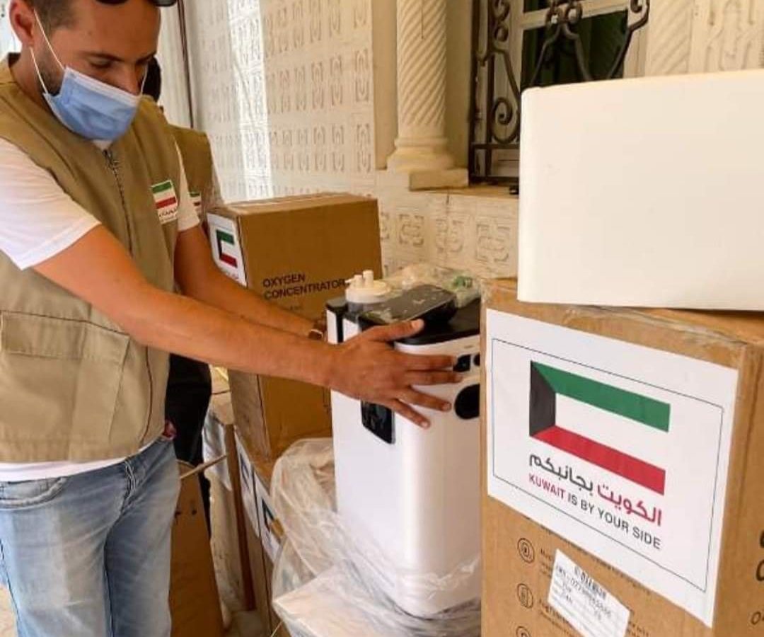 جمعيات خيرية كويتية تتبرع لتونس بهذا العدد من أجهزة الأوكسجين