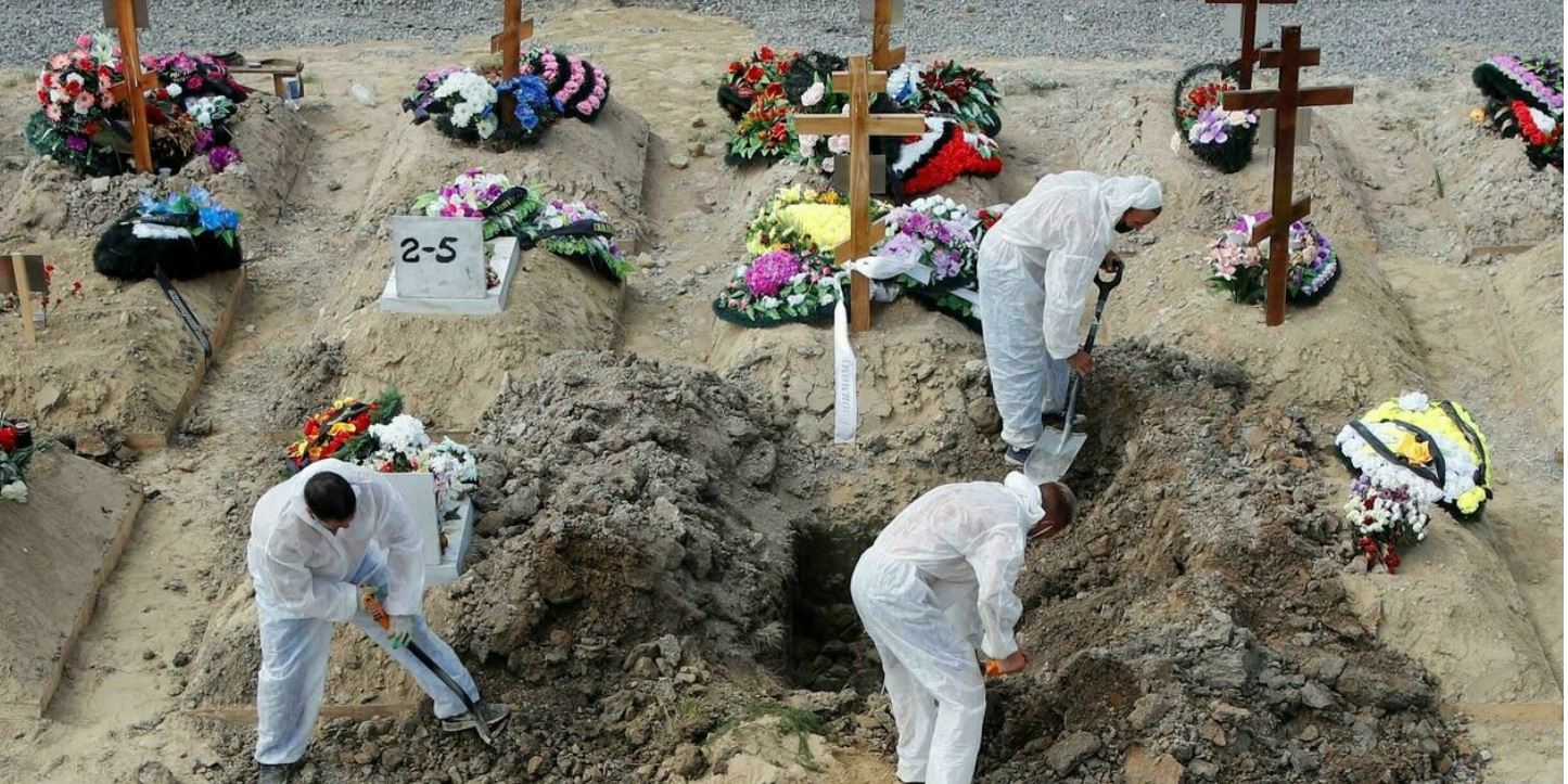 ارتفاع غير مسبوق في عدد الوفيات بكورونا في روسيا
