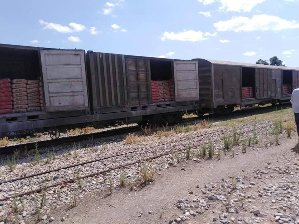 قعفور: حجز شحنة كبيرة من مادة الاسمنت في عربات القطار
