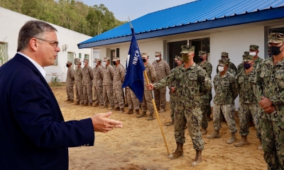 كتيبة البناء البحرية الأمريكية  تنتهي من تنفيذ هذا المشروع في تونس
