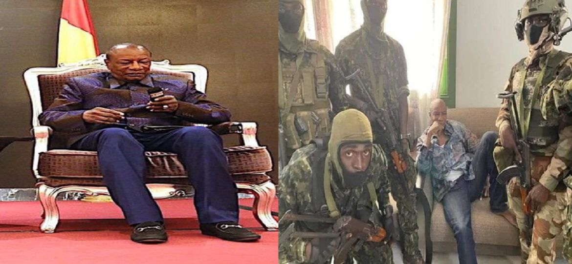 انقلاب عسكري في غينيا واعتقال الرئيس