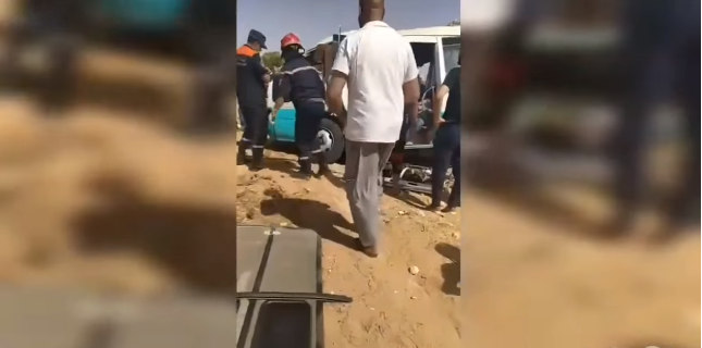 وفيات بالجملة في حادث مرور خطير بالجزائر (فيديو)