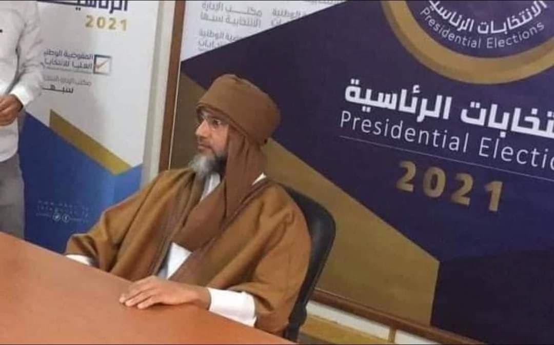 سيف الاسلام القذافي يعلن ترشحه لرئاسة ليبيا (فيديو)