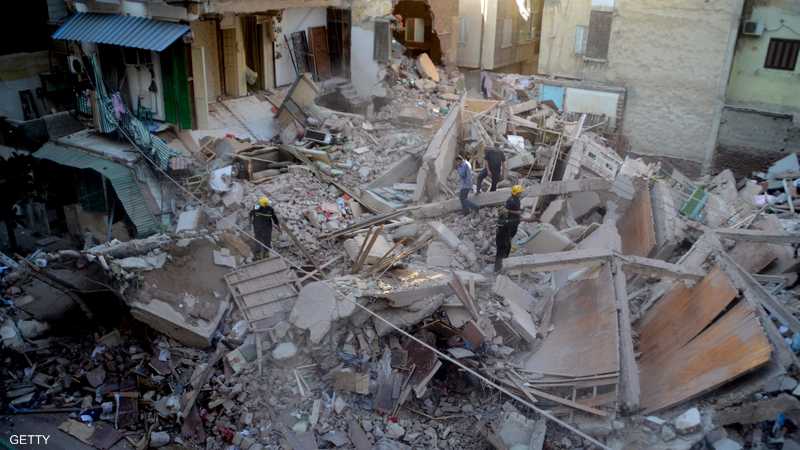 مصر/ انهيار منزل يخلّف مقتل 3 أطفال وإصابة 9 من عائلة واحدة