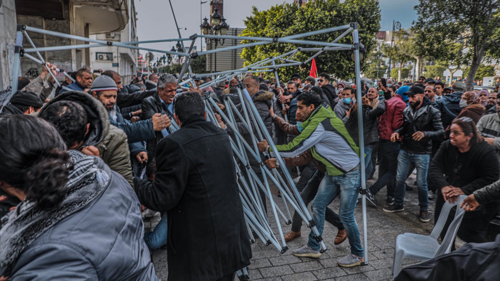 فيديو/ تعليق إعتصام مواطنون ضد الانقلاب