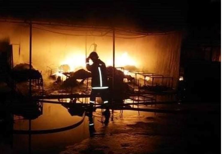نابل/ حريق في محلّين للملابس المستعملة