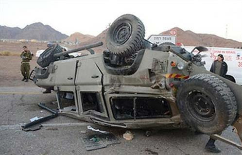 تطاوين/ مقتل عسكري وإصابة 4 آخرين في حادث إنقلاب سيارة عسكرية
