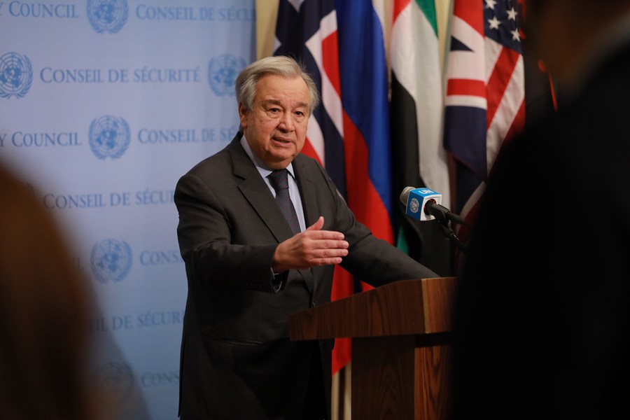 الأمين العام للأمم المتحدة: أتابع الوضع في تونس بقلق