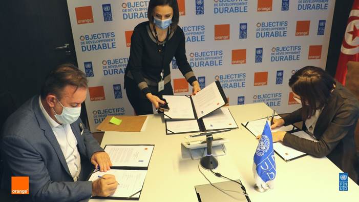 توقيع مذكّرة تفاهم بين أورنج وبرنامج الأمم المتّحدة الإنمائي