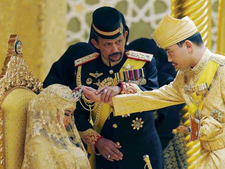 حفل زواج فخم لابنة سلطان بروناي أحد أبرز اثرياء العالم (صور)
