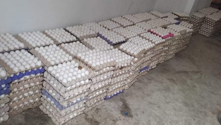 المروج/ حجز 51200 بيضة