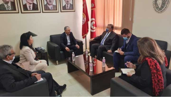 التجربة الديمقراطية في تونس محور لقاء الطبوبي بالسفير الأمريكي