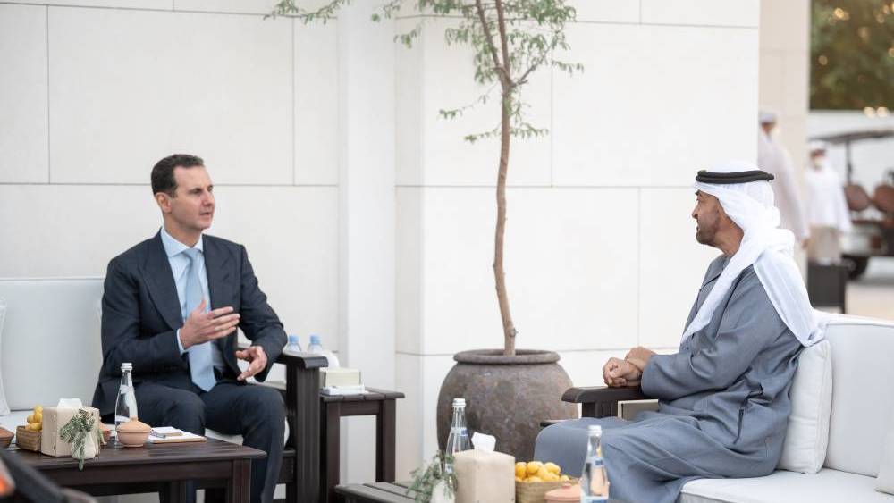 الأولى منذ نحو 10 سنوات/ الأسد في زيارة للإمارات ويلتقي حاكم دبي