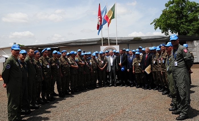 نشر وحدة عسكرية تونسية في افريقيا الوسطى