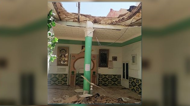 انهيار سقف مسجد في قفصة
