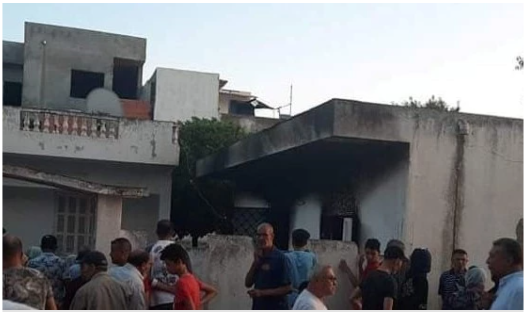 منزل بورقيبة/ حريق يودي بحياة طفلين