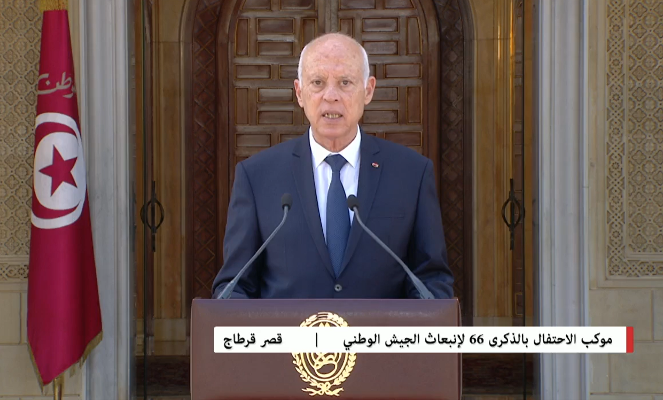 قيس سعيد: سنصنع تاريخا جديدا لتونس (فيديو)