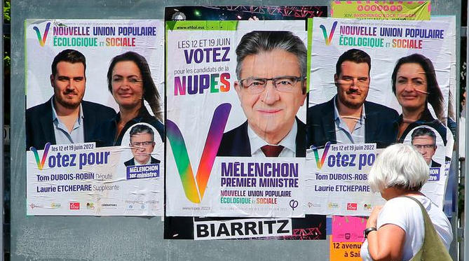 فرنسا/ تحالف ميلنشون وحزب ماكرون يتصدران نتائج الانتخابات التشريعية
