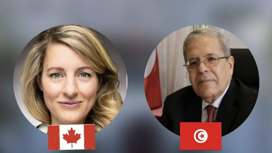الجرندي لنظيرته الكندية: لا تراجع عن الديمقراطية في تونس
