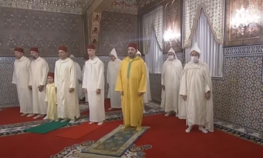 بعد إصابته بكورونا/ أول ظهور علني لملك المغرب (فيديو)