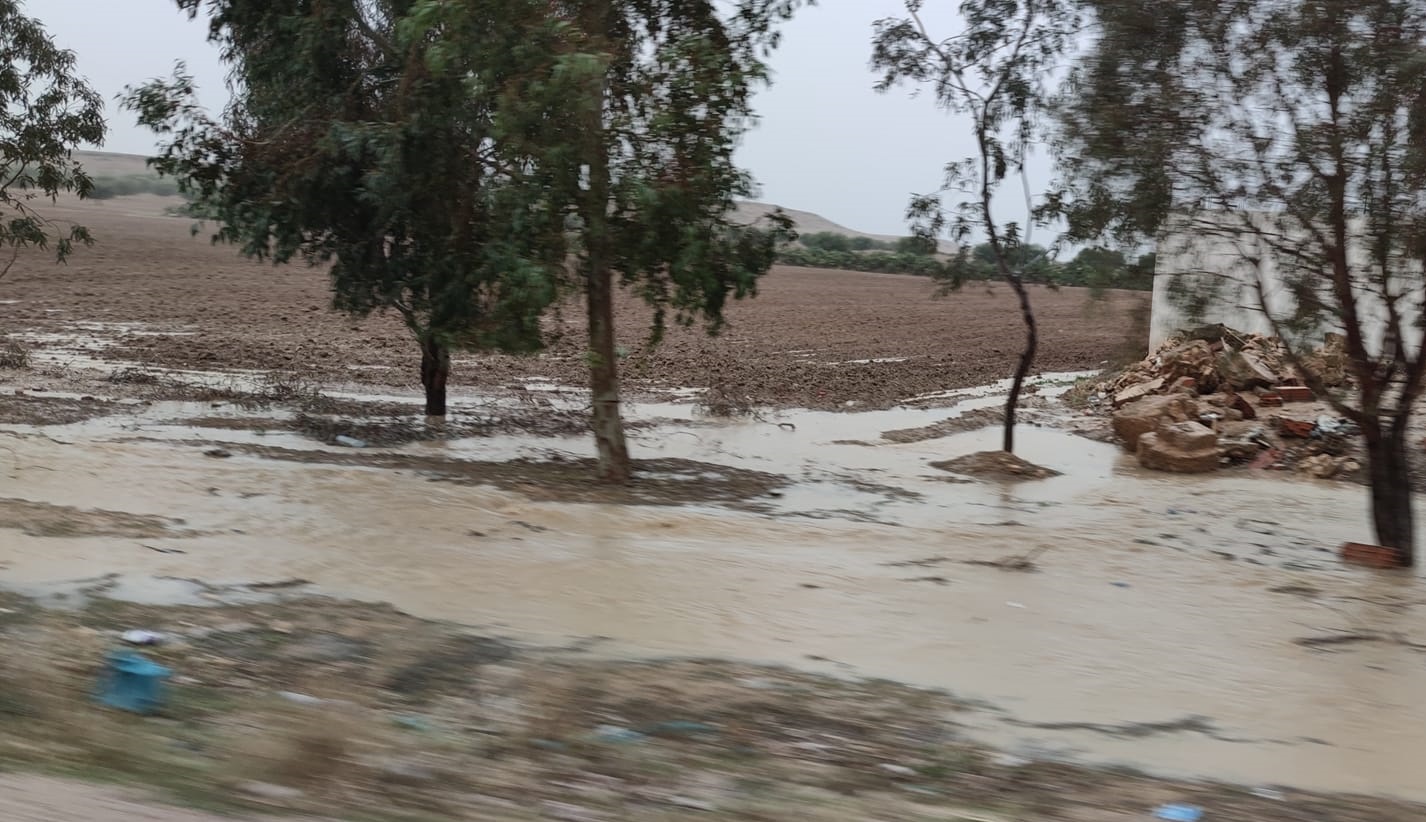 شاهد الفيديو/ أمطار غزيرة في سيدي بوزيد