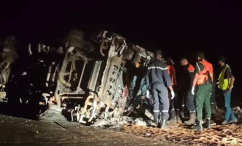 الجزائر/ حادث مرور مأساوي في إليزي