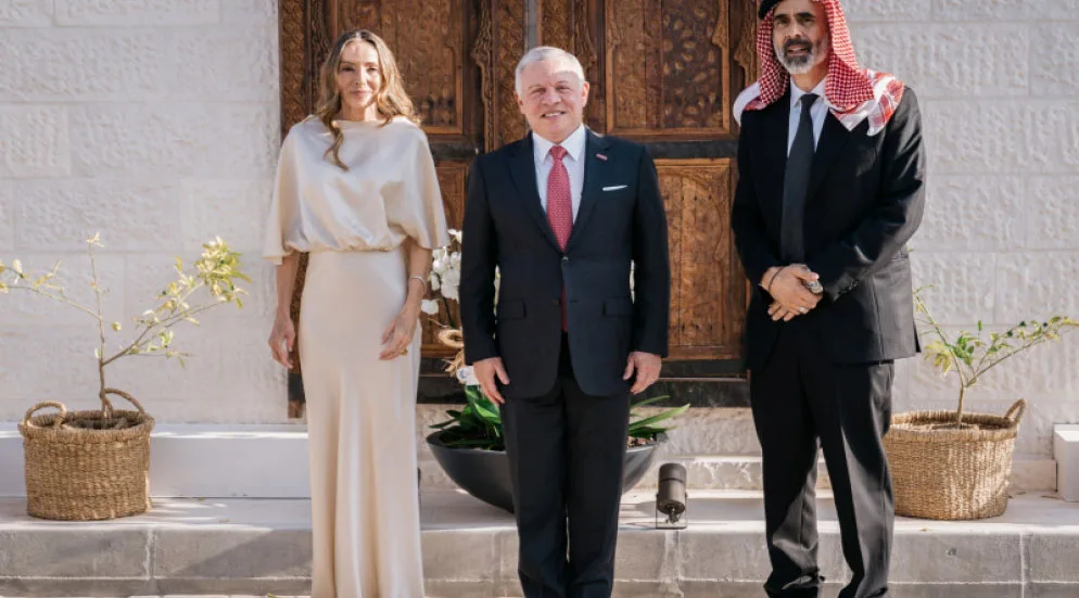 بحضور الملك/ أمير أردني يتزوج أميرة بلغارية