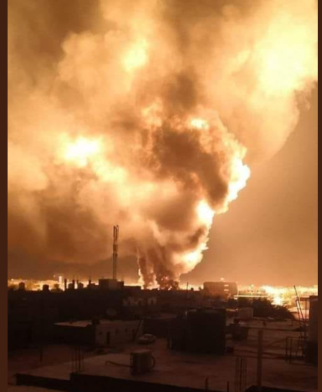 انفجار في خزان للوقود جنوب ليبيا (فيديو)