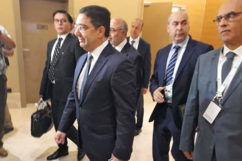 وزير الخارجية المغرب يصل الجزائر